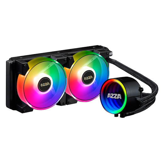 Abanico Azza Gaming Cpu Liquid Cooler Lca240c Argb