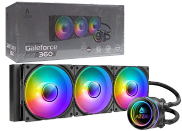 Abanico Azza Gaming Cpu Liquid Cooler Lca360c Argb