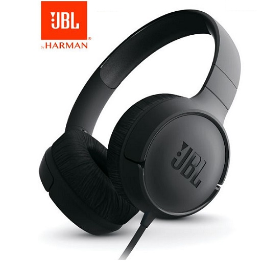 Audifono/microfono Jbl 3.5mm Headphone T500 Black Jblt500blk