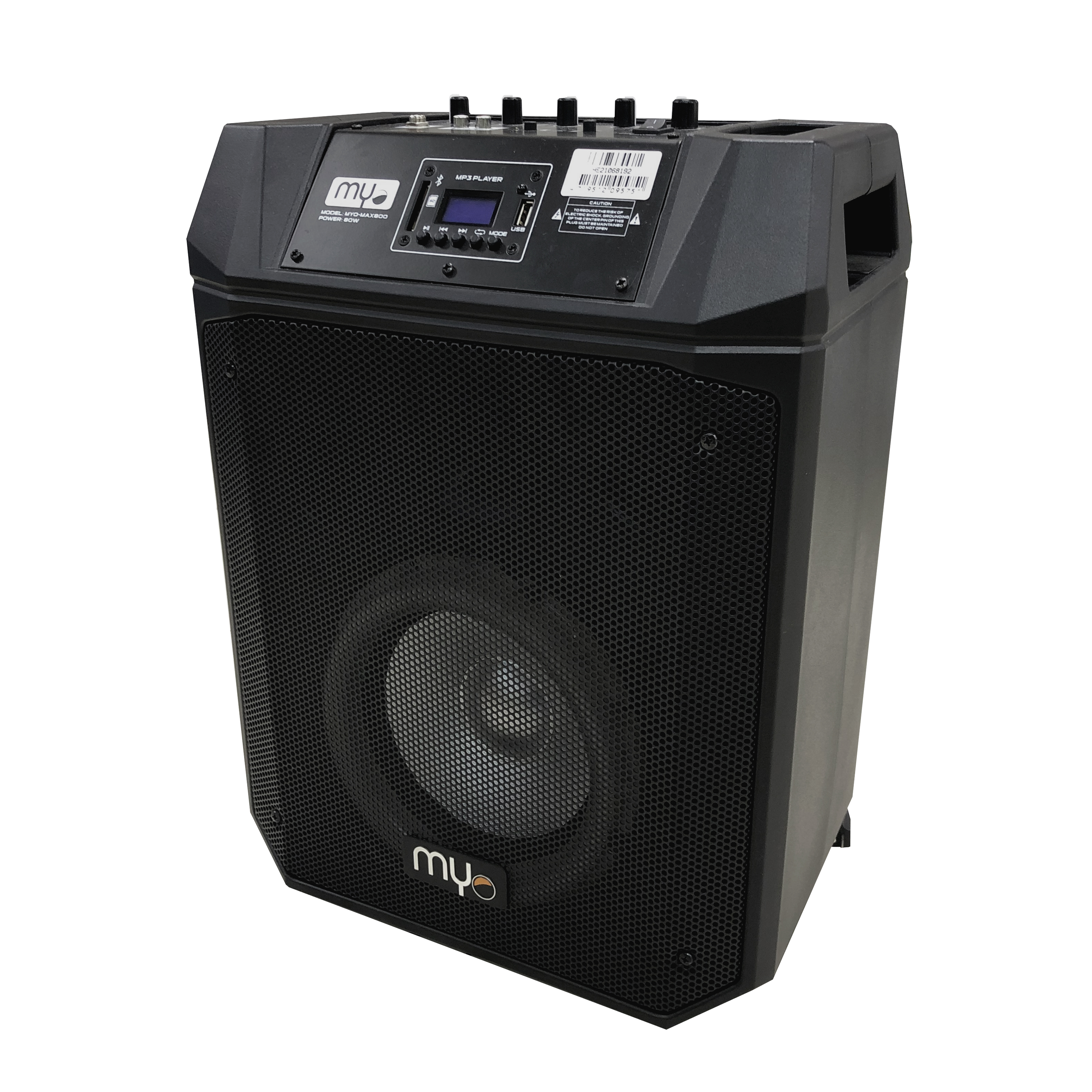 Bocinas Portable 8 Myo-max800 80w Woofer C/microfono