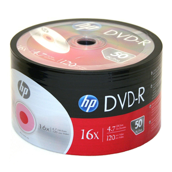Cake/dvd-r 50-ud Hp 16x 4.7 Gb 700mb Logo