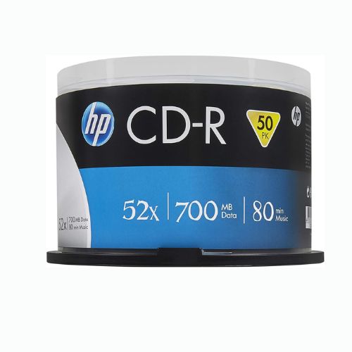 Cake/cd-r 50-ud Hp 52x 700mb Inkjet Printeable