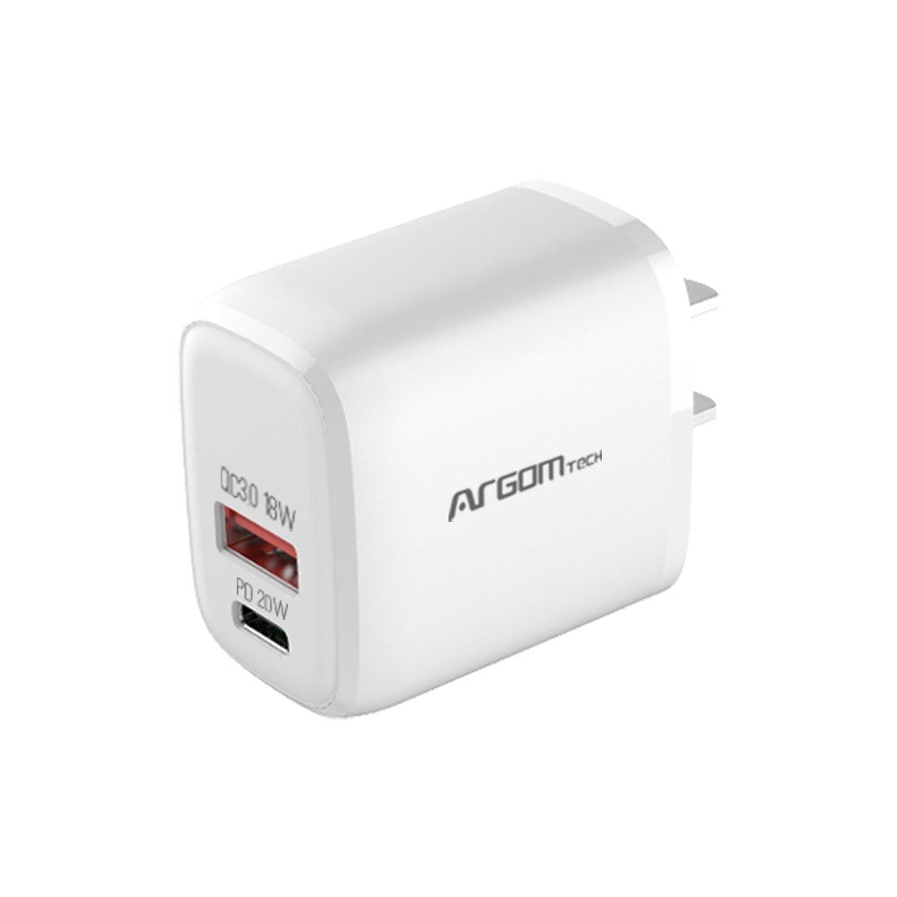 Cargador Pd Tipo C/ Usb Argom Fast Charger Arg-ac-0115wt