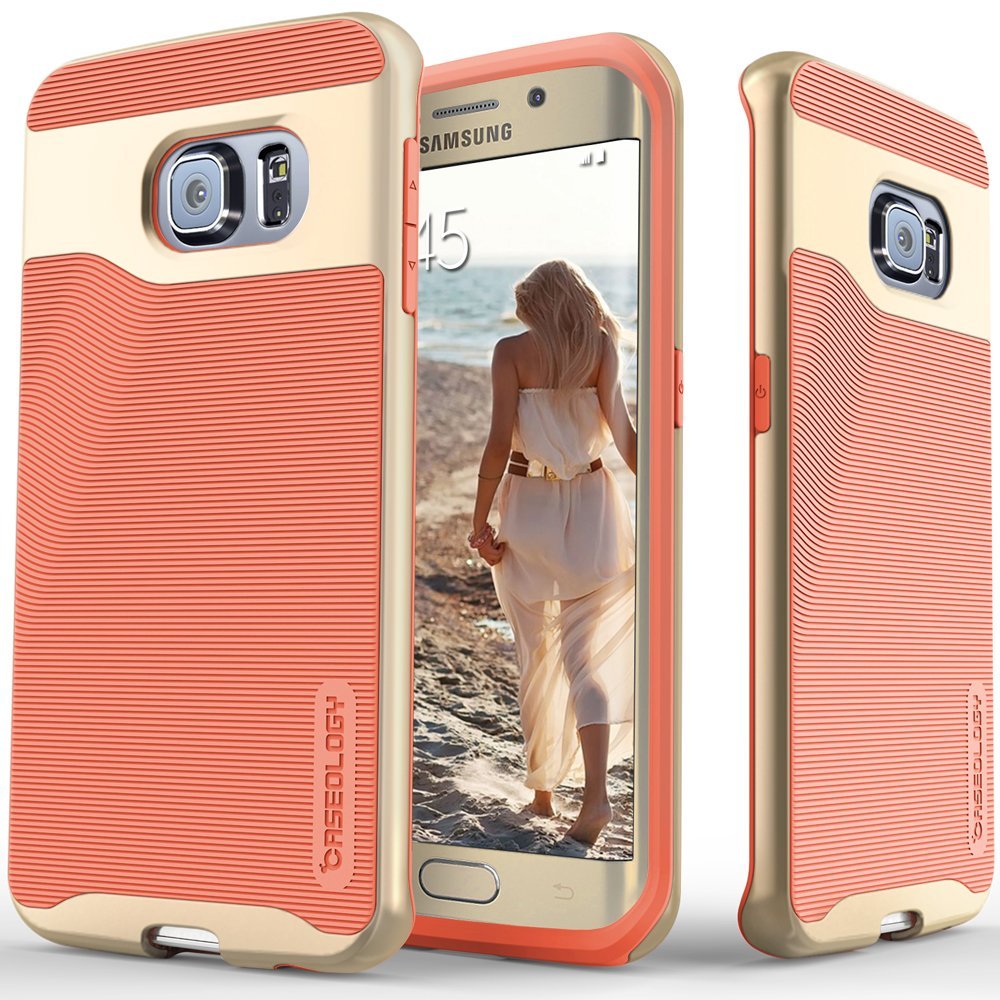 Cover Cel Galaxy S6 Edge Caseology Pink