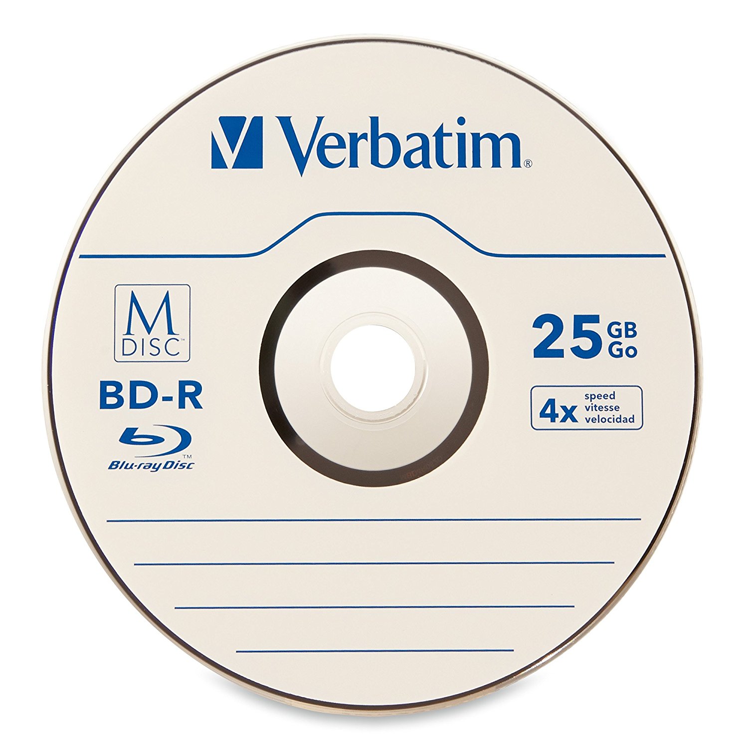 Blank Dvd+r Verbatin 25gb 4x Bluray
