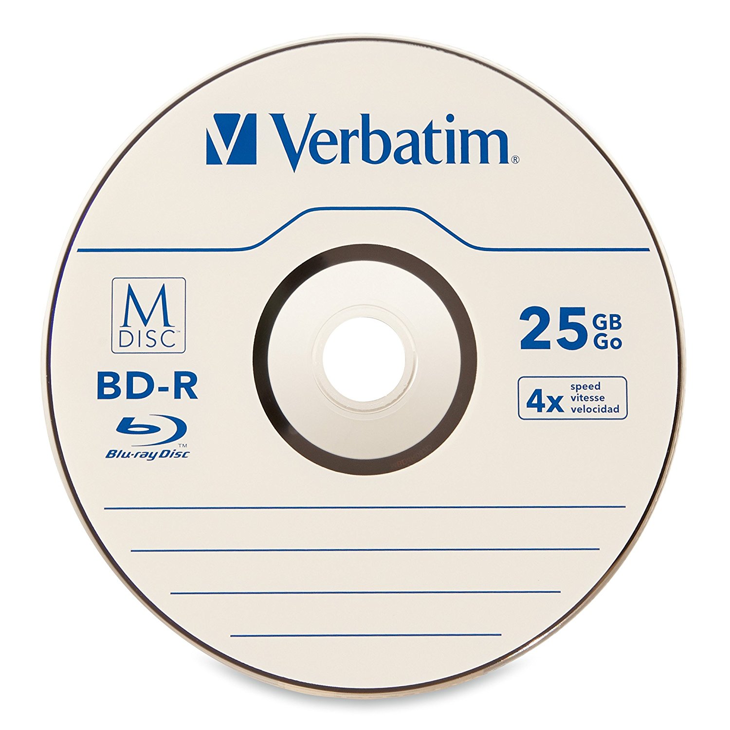 Blank Dvd+r Verbatin 25gb 4x Bluray