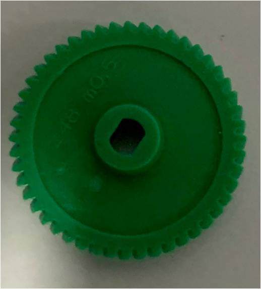 Custom Wheel Right Helical Teeth M=0.50 Z=48 Rolo