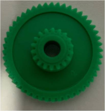 Custom Clockwise Helical Gear Wheel M=0.40 Z=54 Rolo