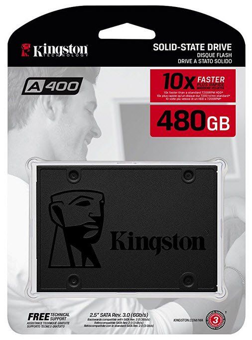 Disco Ssd Sata3 480gb Kingston A400