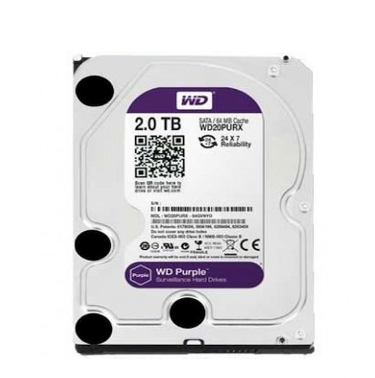 Disco Vigil Sata 2tb Wd Purple Vigilancia