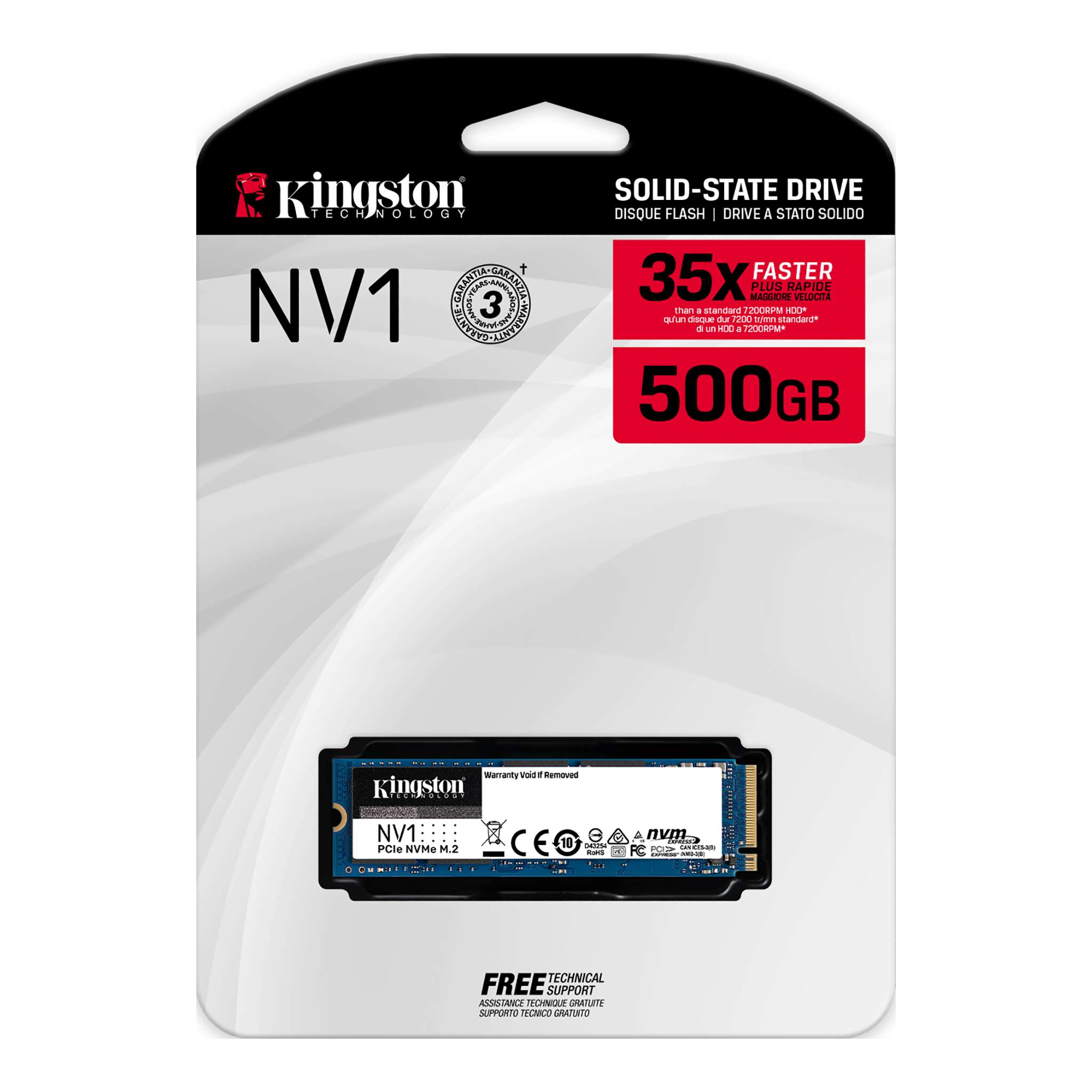 Disco Ssd M2 500gb Kingston Nv2