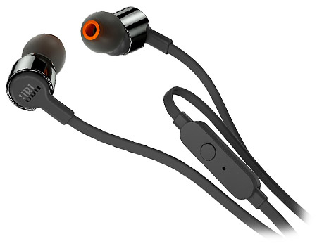 Audifono/microfono Jbl 3.5mm Headphone T205 Black Jblt210blk