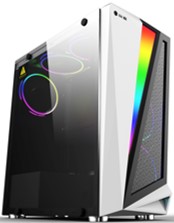 Jaclink Case Gaming Rgb Jacl-gc05 White Color 4fans