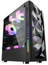 Jaclink Case Gaming Rgb Jacl-gc06 Black 6fans