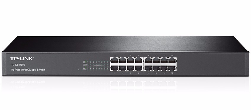 Lan Switch 16p Tp-link 10/100 Tl-sf1016 Rack Mount