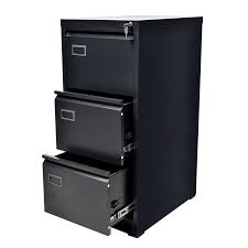 Archivo Metal 3 Gav  Negro 19x15x25