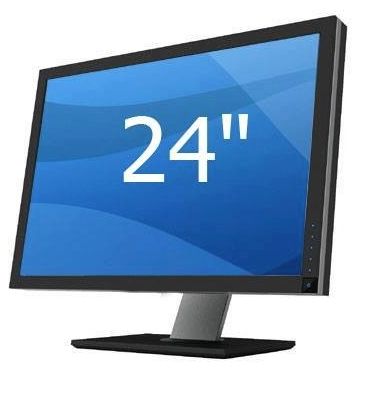 Monitor Lcd 24 Dell Wide Used