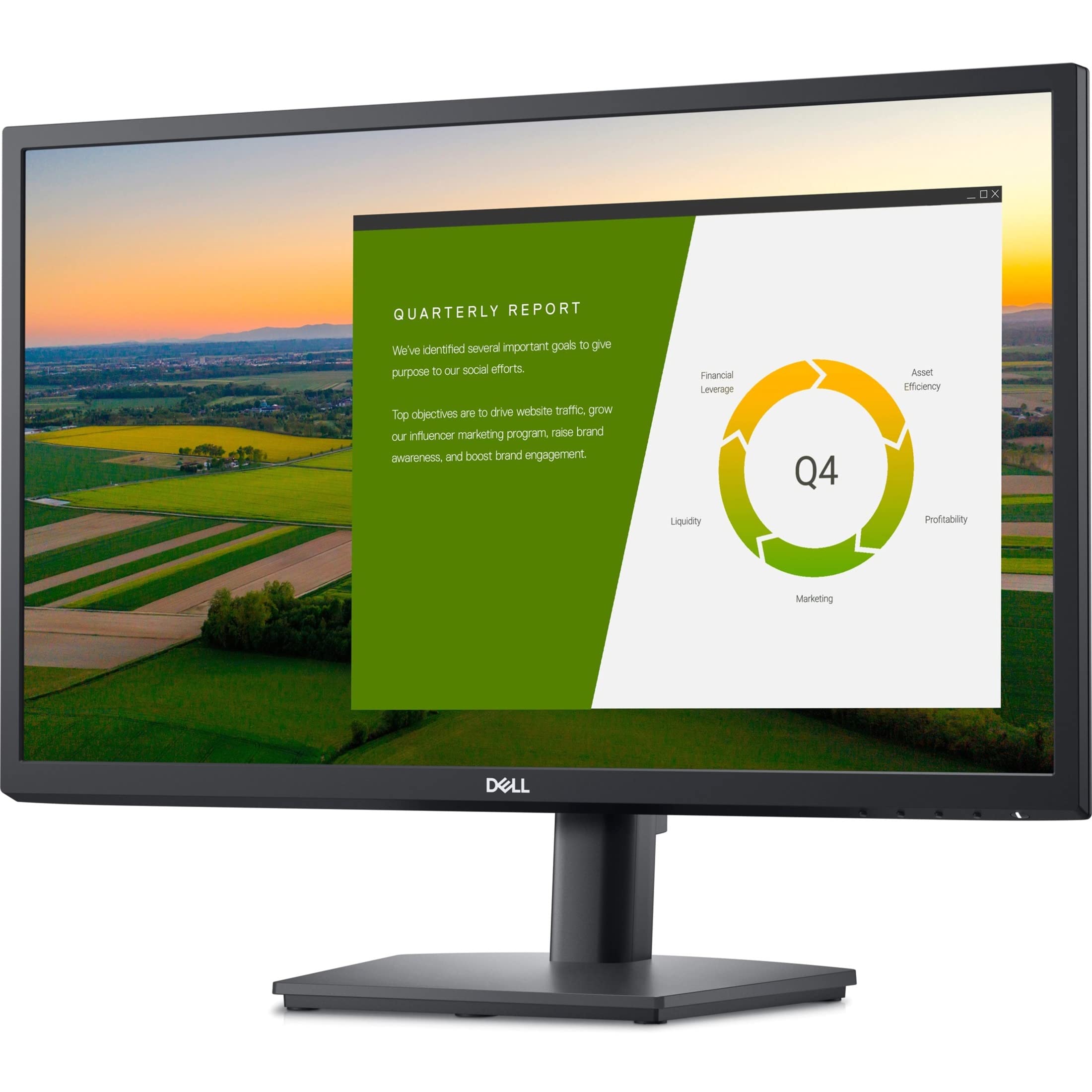Monitor Led 23.8 Dell E2422hs Ajustable Vga/dp New