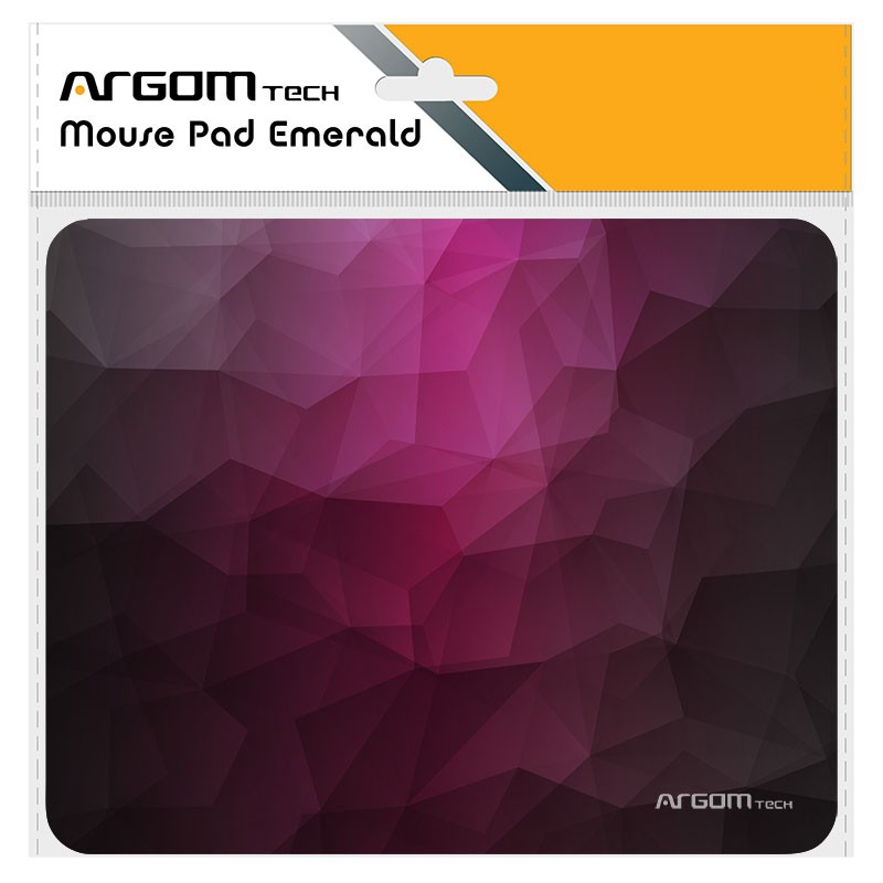 Mouse Pad Cloth/rubber Argom Arg-ac-1233r Red