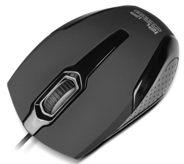 Mouse Usb Klipx  Scroll Kmo-120bk Black