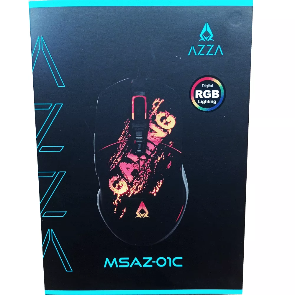 Mouse Usb Azza Rainbow 7200 Dpi Msaz-01c
