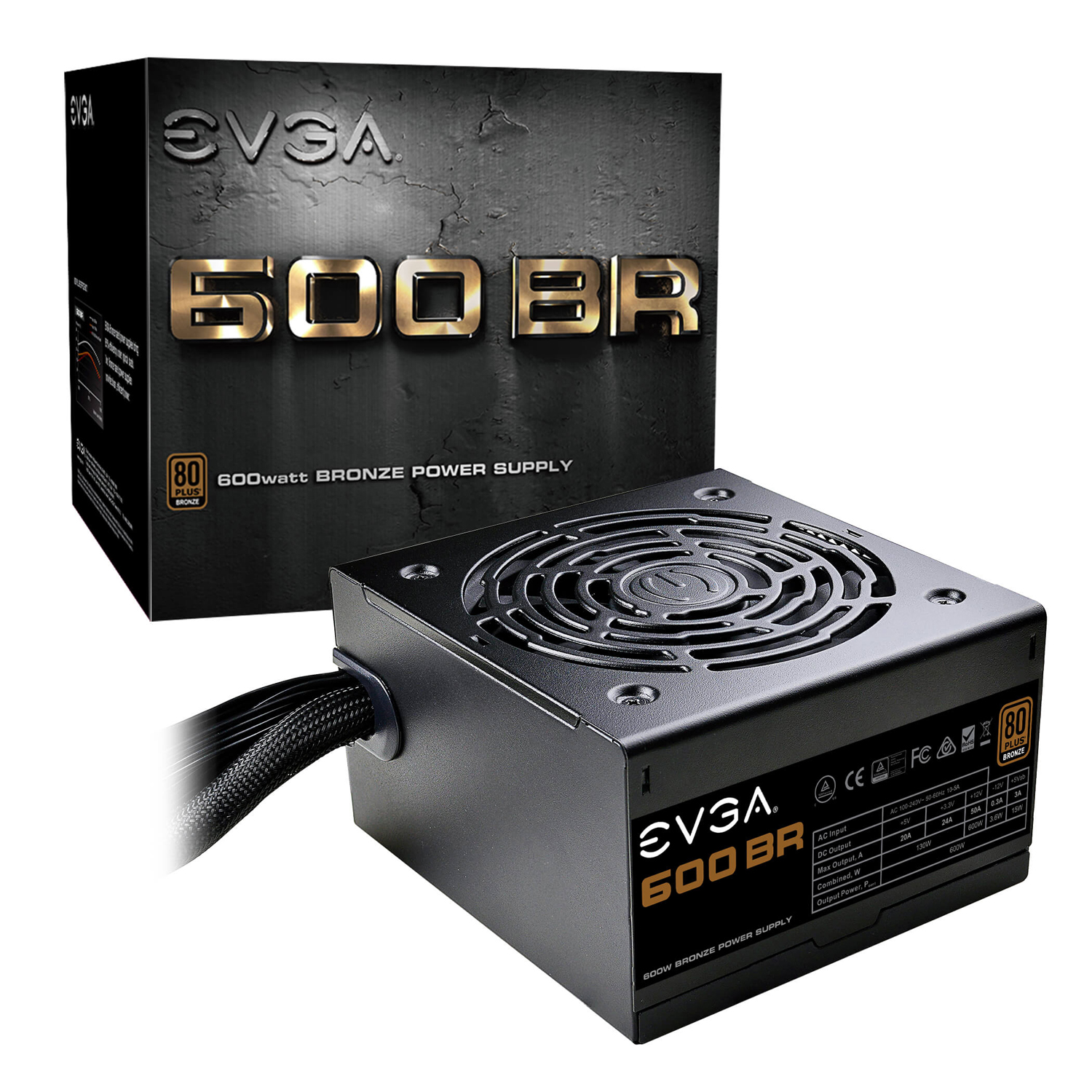 Power Supply 600w Evga  Bronze 80 Plus