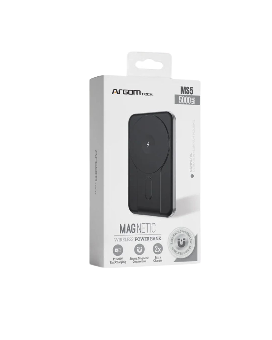 Power Bank Argom Ms5 5000mah Arg-pb-1160sl