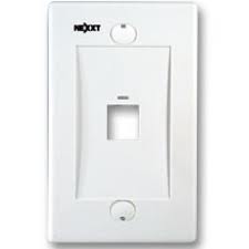 Rj-45 Face Plate Nexxt 1 Port Wht Aw160nxt01
