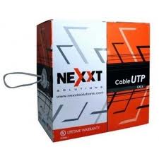 Rj-45 Cable Utp Cat5e Rollo 328 Ft Nexxt Gris