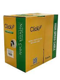 Rj-45 Cable Utp Cat6e Rollo 1000ft Clickam Black Cc-cat6cca