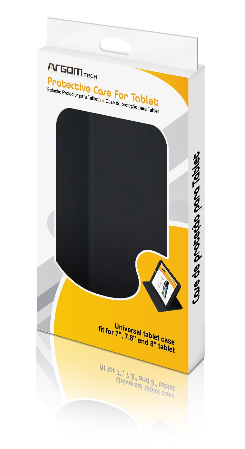 Cover Tablet 7/8 Argom Arg-bg--1092b Blk