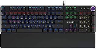 Teclado Usb Gaming Philips Rgb Spk8605 Eng