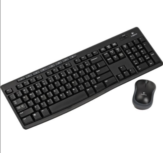 Teclado/mouse Usb Logitech Wireless Mk270 Es 920-004432