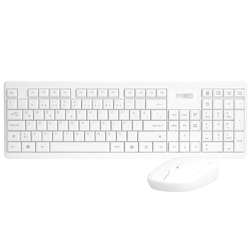 Teclado/mouse Wireless Altec Lansing Albc6314 Sp White