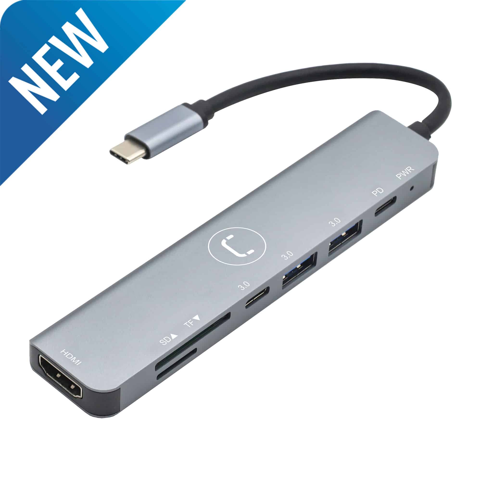 Adaptador 7 En 1 Unno Tipo C Hb1107sv
