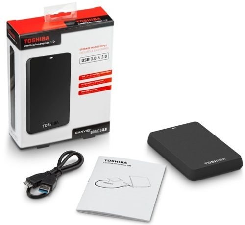 Disco Usb Externo 1.0 Tb 2.5 Canvio Basic Toshiba