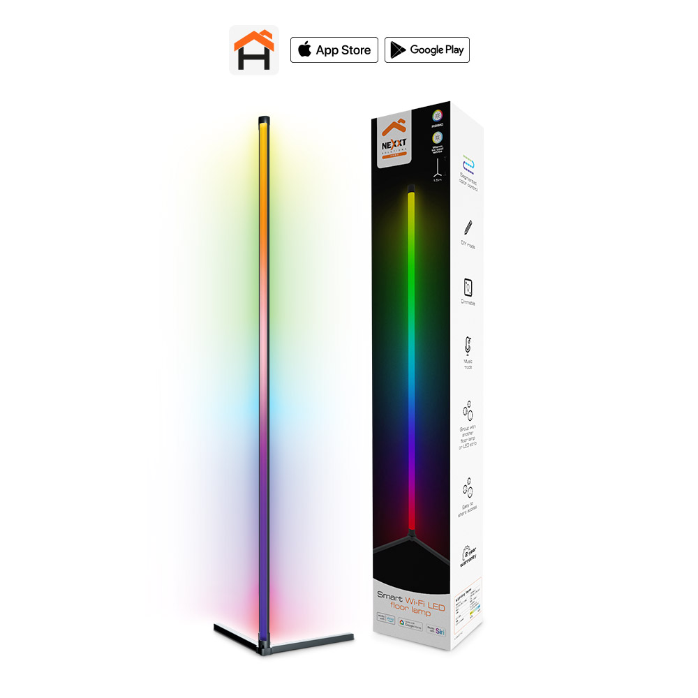 Lampara Nexxt Led Inteligente De Piso Wi-fi Nhb-s710