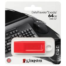 Pen Drive 64.0 Gb Kingston Data Traveler Exodia Red