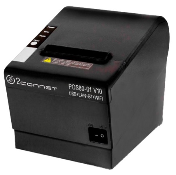 2CONNET IMPRESORA 2C-POS80-01-V10 USB+LAN+BT+WIFI 80MM  TERMICO C/CUTTER