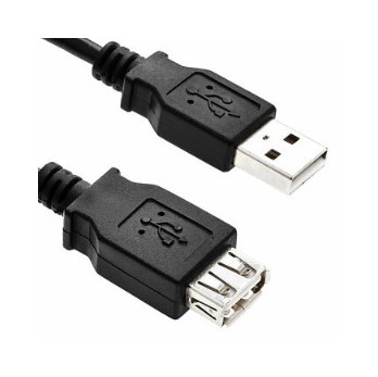 CABLE USB EXTENSION A-MALE TO A-FEMALE 15FT MYO