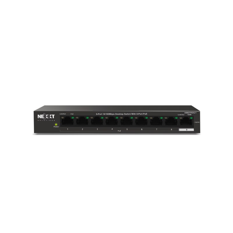 LAN SWITCH 9P NEXXT VERTEX900 POE 10/100