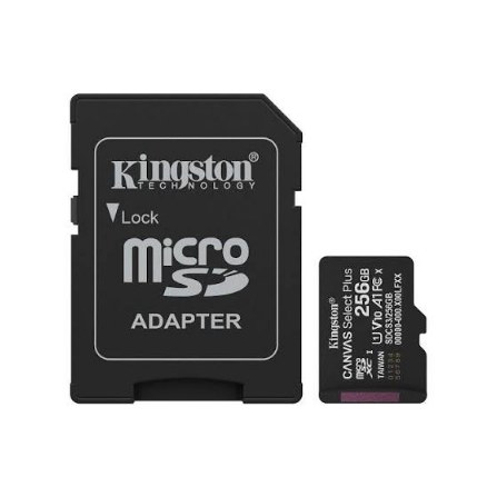MEMORIA 256.0 GB MICROSD KINGSTONG CANVAS SELECT PLUS GEN3