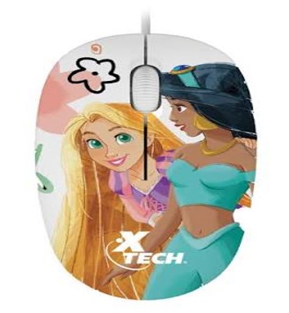 MOUSE USB XTECH PRINCESAS DISNEY XTM-D406PS