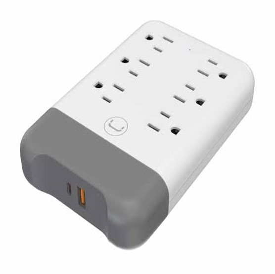 REGLETA ELECTRICA DE 6 SALIDAS UNNO POWERPOD PW5084WT