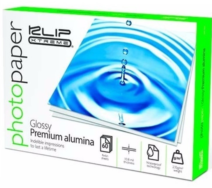 PAPEL PHOTO 60P GLOSSY KLIPX 4*6 ALUMINA WATERPROOF (KPA-460)