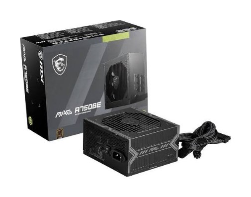 POWER SUPPLY 750W MSI MAG-A750BE SEMIMODULAR BRONZE