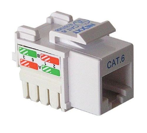 RJ-45 JACK KEYSTONE NEXXT CAT6E TIPO 110 BLUE