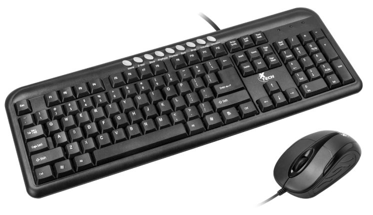 TECLADO/MOUSE USB XTECH XTK-302S SPA
