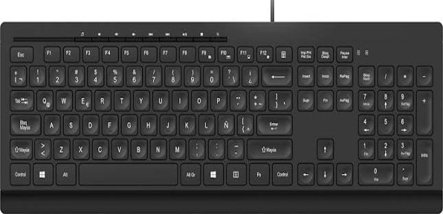 TECLADO USB KLIPX MULTIMEDIA  ESPAÑOL KKM-252S