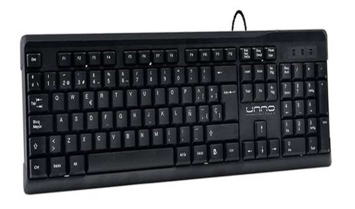 TECLADO USB UNNO KLASS KB6701BK
